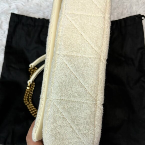 Saint Laurent Quilted Terry Jaime Crossbody Bag - Picture 5 of 16